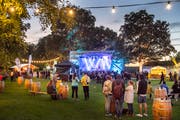 Am «Weihern Openair». Es findet im Familien- und Frauenbad auf Dreilinden statt. (Bild: Urs Bucher - 16. September 2018)