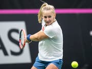 Jil Teichmann setzte ihren Höhenflug in Prag auch im Halbfinal fort (Bild: KEYSTONE/ADRIEN PERRITAZ)