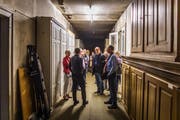 Schäbiger Estrich: Das oberste Geschoss des Kirchhoferhauses ist offensichtlich sanierungsbedürftig und wird derzeit nicht genutzt. (Bild: Michel Canonica)