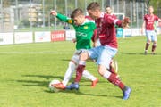 Hoffnungsschimmer fürs Auswärtsspiel von morgen Samstag in Yverdon? Gegen die AC Bellinzona lieferte der SC Brühl vor einer Woche seine bisher beste spielerische Leistung in der laufenden Rückrunde der Promotion-League ab. (Bild: PD/SC Brühl)