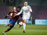 Matchwinner: FCRJ-Verteidiger Egzon Kllokoqi (rechts) erzielt den Siegtreffer gegen Kriens. (Bild: KEYSTONE/SALVATORE DI NOLFI)