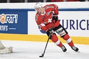 Der ehemalige HC-Thurgau-Spieler Andrea Glauser hat seine erste WM-Teilnahme vor Augen. (Bild: Urs Lindt/Freshfocus, Sierre, 26. April 2019)