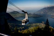 Die Gondelbahn zur Klewenalp. (BIld: Corinne Glanzmann, 28. Oktober 2014)
