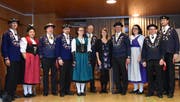 Nach der DV stellten sich die Vorstandsmitglieder der Kantonalen Trachtenvereinigung zum Gruppenbild auf. (Bild: Georg Epp, Flüelen, 29. Mai 2019)