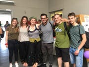Eine Gruppe der Domsingschule St. Gallen: "Wir freuen uns besonders aufs gemeinsame Singen und Beisammensein!" (Bild: David von Moos)