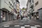 Blick in die Metzgergasse im heutigen Zustand. (Bild: Adriana Ortiz Cardozo - 9. Mai 2019)