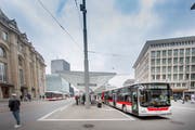 Die Verkehrsbetriebe St. Gallen haben 2018 25,3 Millionen Fahrgäste transportiert. Das ist knapp ein Prozent mehr als im Vorjahr. (Bild: Urs Bucher, 13. April 2019)