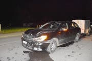 Eines der Unfallfahrzeuge. (Bild: PD/Kapo Nidwalden)