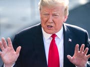 Erhöht dern Druck auf Mexiko im Streit um Flüchtlinge: US-Präsident Donald Trump. (Bild: KEYSTONE/EPA/JIM LO SCALZO)