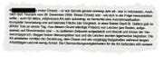 Ausriss aus dem Brief des Aussendepartements an die Militärversicherung. (Bild: chm)