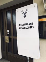 Das Restaurant Hirschen ist seit dem 13. Mai geschlossen. (Bild: Perrine Woodtli)