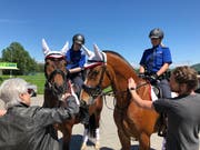 Die berittene Stadtpolizei ist nur zwei- bis dreimal pro Jahr im Einsatz. (Bild: Christa Kamm-Sager)