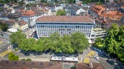 Das Geschäfts- und Wohnhaus Union ist im Gespräch als Standort für die neue grosse Kantons- und Stadtbibliothek. (Bild: Urs Bucher - 19. Juni 2017)