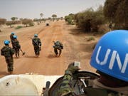 Ein Convoy mit Soldaten der Uno-Mission Minusma patroulliert in Mali. Die Uno warnt mittlerweile, dass die Ereignisse in dem Land «sehr besorgniserregend» seien. (Bild: Keystone/EPA/MINUSMA HANDOUT)