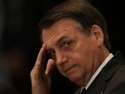 Reist nach Protesten nicht nach New York: Brasiliens rechtsgerichteter Präsident Jair Bolsonaro. (Bild: KEYSTONE/AP/ERALDO PERES)