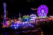 Der Lunapark war vor allem bei schönem Wetter sehr beliebt. (Bild: Philipp Schmidli, Luzern, 27. April 2019)