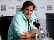 Roger Federer gab am Sonntag in Madrid Auskunft (Bild: KEYSTONE/EPA EFE/CHEMA MOYA)