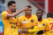 Neuchâtel Xamax ist das drittbeste Team der Rückrunde. (KEYSTONE/Peter Schneider)