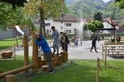 Seit vergangener Woche ist der Generationen-Spielplatz Kappeli in Betrieb. (Bild: Heini Schwendener)