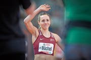 Selina Büchel vor ihrem Start an der Hallen-Schweizer-Meisterschaft im vergangenen Februar. (Bilder: Urs Bucher)