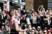 Der Erfolg des Festivals ist stark vom Wetter abhängig. (Bild: Benjamin Manser, 11. Mai 2018)