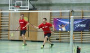 Landesmeistertitel im Herren-Doppel: Die Gamser Dominic Mettler (links) und Marco Langenegger. (Bild: PD)