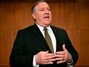 US-Aussenminister Mike Pompeo ist am Dienstag in die irakische Hauptstadt Bagdad geflogen und hat dafür seinen lange geplanten Besuch in Berlin gestrichen. (Bild: KEYSTONE/AP Pool AFP/MANDEL NGAN)