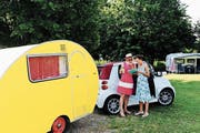 Nostalgische Wohnwägen der Art «Dübener Ei» sind heute selten. (Bild: PD)