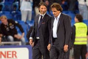 Da waren sie noch Freunde: Der beurlaubte FC-Sion-Trainer Murat Yakin und Sion-Präsident Christian Constantin. (Bild: freshfocus)