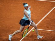 Belinda Bencic setzte sich in Madrid in der 2. Runde nach zähem Kampf gegen Swetlana Kusnezowa durch (Bild: KEYSTONE/EPA EFE/JUANJO MARTIN)