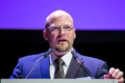 Christian Ineichen an der Delegiertenversammlung der CVP des Kantons Luzern in Sursee, wo Ständeratskandidatin Andrea Gmür nominiert wurde. (Bild: Alexandra Wey/Keystone, 29. Januar 2019)
