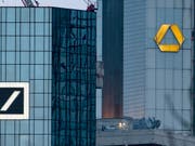 Nach der geplatzten Hochzeit mit der Deutschen Bank hat die Commerzbank zum Jahresauftakt einen Gewinneinbruch ausgewiesen. (Bild: KEYSTONE/DPA/FRANK RUMPENHORST)