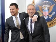 Der gebürtige Deutsche Roland Emmerich (rechts) packt ein neues Filmprojekt an. (Bild: KEYSTONE/AP Invision/Evan Agostini)