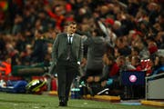 Bittere Pille für Barcelona und Trainer Ernesto Valverde. (Bild: AP Photo/Dave Thompson, 7. Mai 2019)
