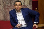Alexis Tsipras. (Bild: EPA/ORESTIS PANAGIOTOU, Athen, 8. Mai 2019)