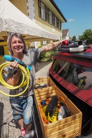 Gerold Huber träumt von einem Nostalgie-Wohnwagen-Hotel. (Bild: Peter Hummel)