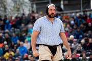 Der Zuzwiler Daniel Boesch am Thurgauer Kantonalschwingfest im Mai 2019 in Frauenfeld. (Bild: Gian Ehrenzeller, 5. Mai 2018)