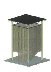 So hätte der Turm aussehen sollen. (Visualisierung: PD)