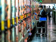 Die USA erheben zusätzliche Zölle auf Waren aus China. (Bild: KEYSTONE/EPA/ALEKSANDAR PLAVEVSKI)