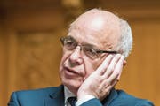 Wehrte sich gegen den Vorwurf, Briefträger der Versicherer zu sein: Finanzminister Ueli Maurer. (Bild: Alessandro della Valle/KEY (Bern, 9. Mai 2019))