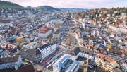 Wohnen in St.Gallen ist günstiger als in anderen grossen Städten der Schweiz. (Urs Bucher)