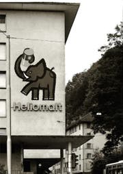 Heliomalt-Werbung beim Kreuzstutz-Kreisel (Bild: PD)