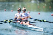 Patricia Merz und Fréderique Rol in Aktion. (Bild: Pius Amrein, Luzern, 1. Juni 2019)