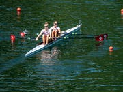 Frédérique Rol und Patricia Merz gewinnen im Halbfinal dank einem starken Endspurt (Bild: KEYSTONE/ALEXANDRA WEY)