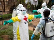 Neben Ebola-Fällen ist die Demokratische Republik Kongo nunmehr auch von einer Masern-Epidemie betroffen. (Bild: KEYSTONE/EPA IFRC/MARIA SANTTO / FINNISH RED CROSS / IFRC HANDOU)