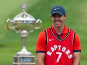 Rory McIlroys kindliche Freude nach dem Sieg in Kanada (Bild: KEYSTONE/AP The Canadian Press/ADRIAN WYLD)
