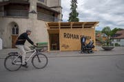 Der Kunstpavillon von Roman Signer, am Buch- und Kunstfestival Kleiner Frühling, am Samstag, 8. Juni 2019, in Appenzell. ©Benjamin Manser / TAGBLATT