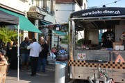 Bei Karmesin Tattoo lockt Bob's Diner, ein Bierstand und ein lauschiges Zelt zum verweilen. (Bild: Monika Wick)