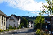 Die Visualisierung zeigt die Sicht auf die Anlagen vom Restaurant Rössli in Beinwil. (Bild: PD)
