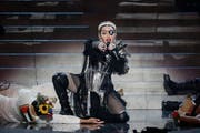 Madonna, hier auf der Bühne des diesjährigen Eurovision Song Contests in Tel Aviv. (Bild: Getty Images)